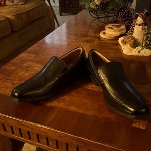Men’s Clark collection black loafers 10 m never worn